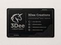 Ai Designed Metal Business Cards
